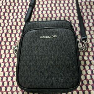 Michael Kors black cross body. Used once